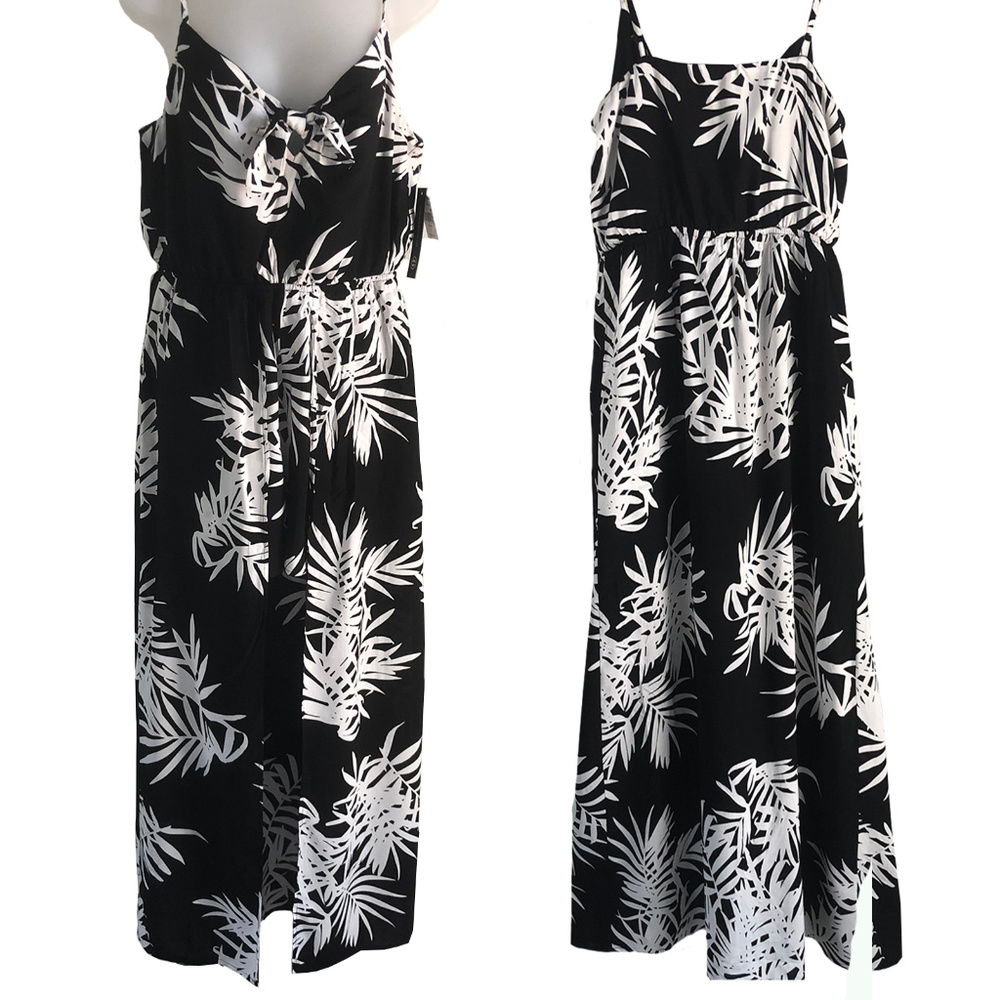NWT As U Wish Maxi dress/romper B/W Large